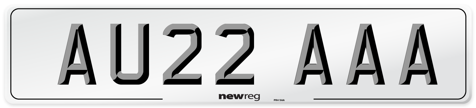 AU22 AAA Number Plate from New Reg